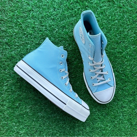 💝Converse Chuck Taylor All Star Ctas Lift Hi Infinity Pool - Picture 6 of 9